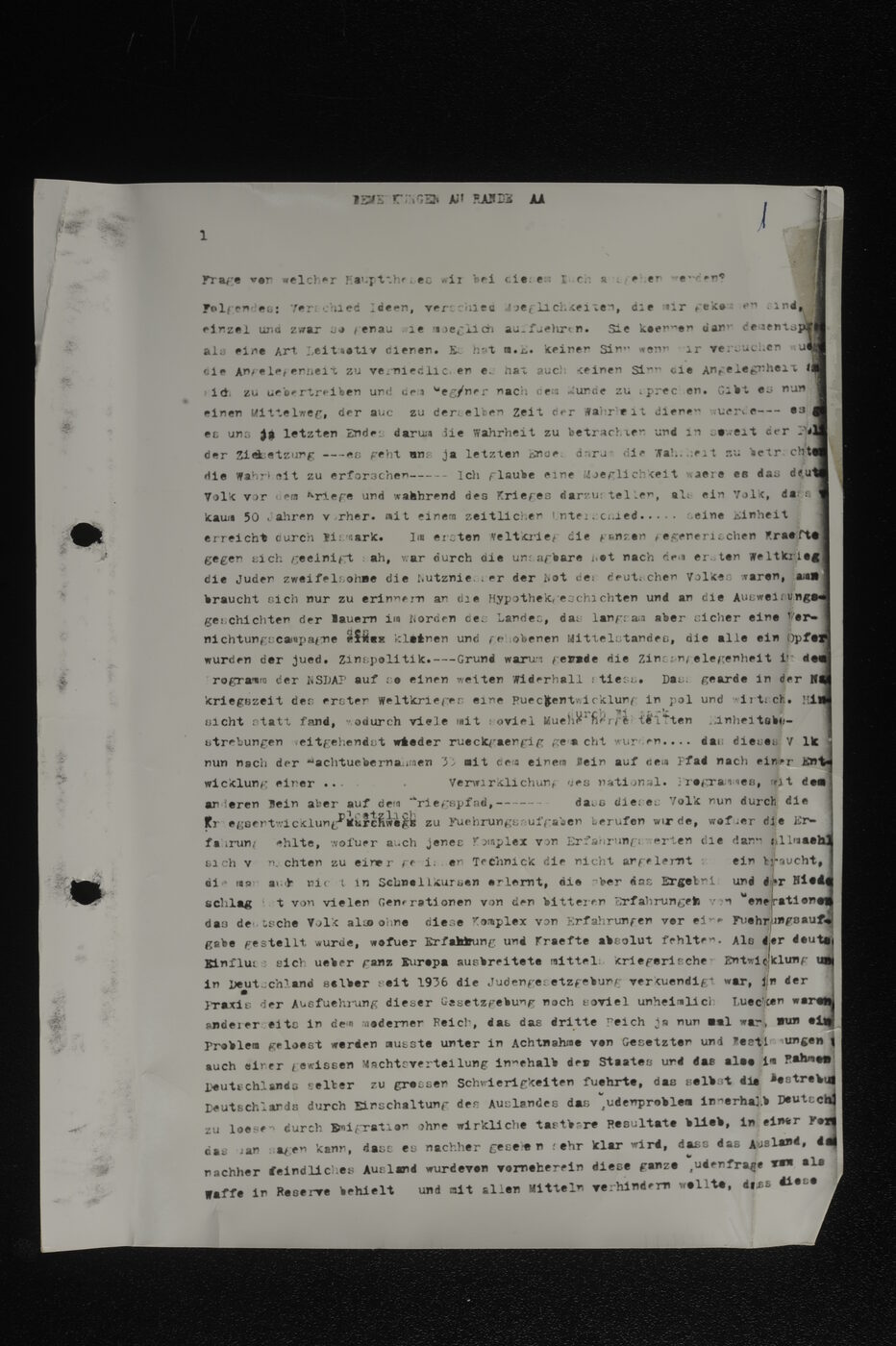 Scan 00002 of the Sassen transcript, O.65 file 85.