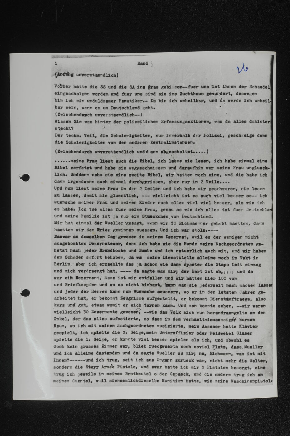 Scan 00027 of the Sassen transcript, O.65 file 85.