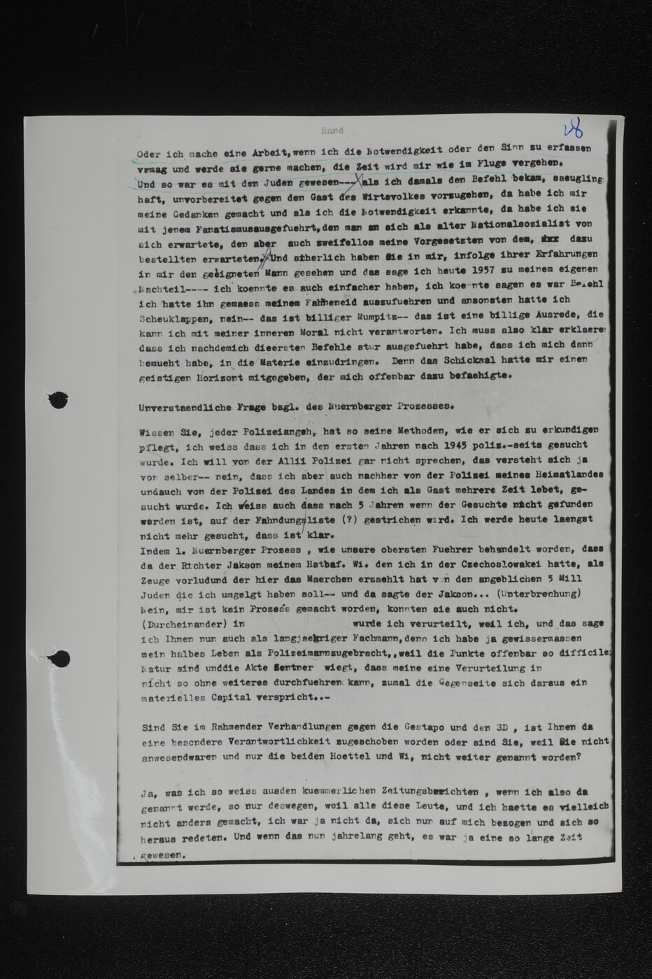 Scan 00029 of the Sassen transcript, O.65 file 85.