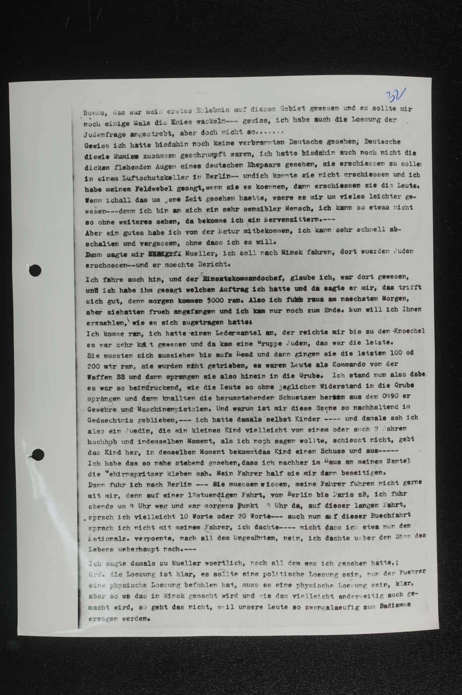 Scan 00033 of the Sassen transcript, O.65 file 85.