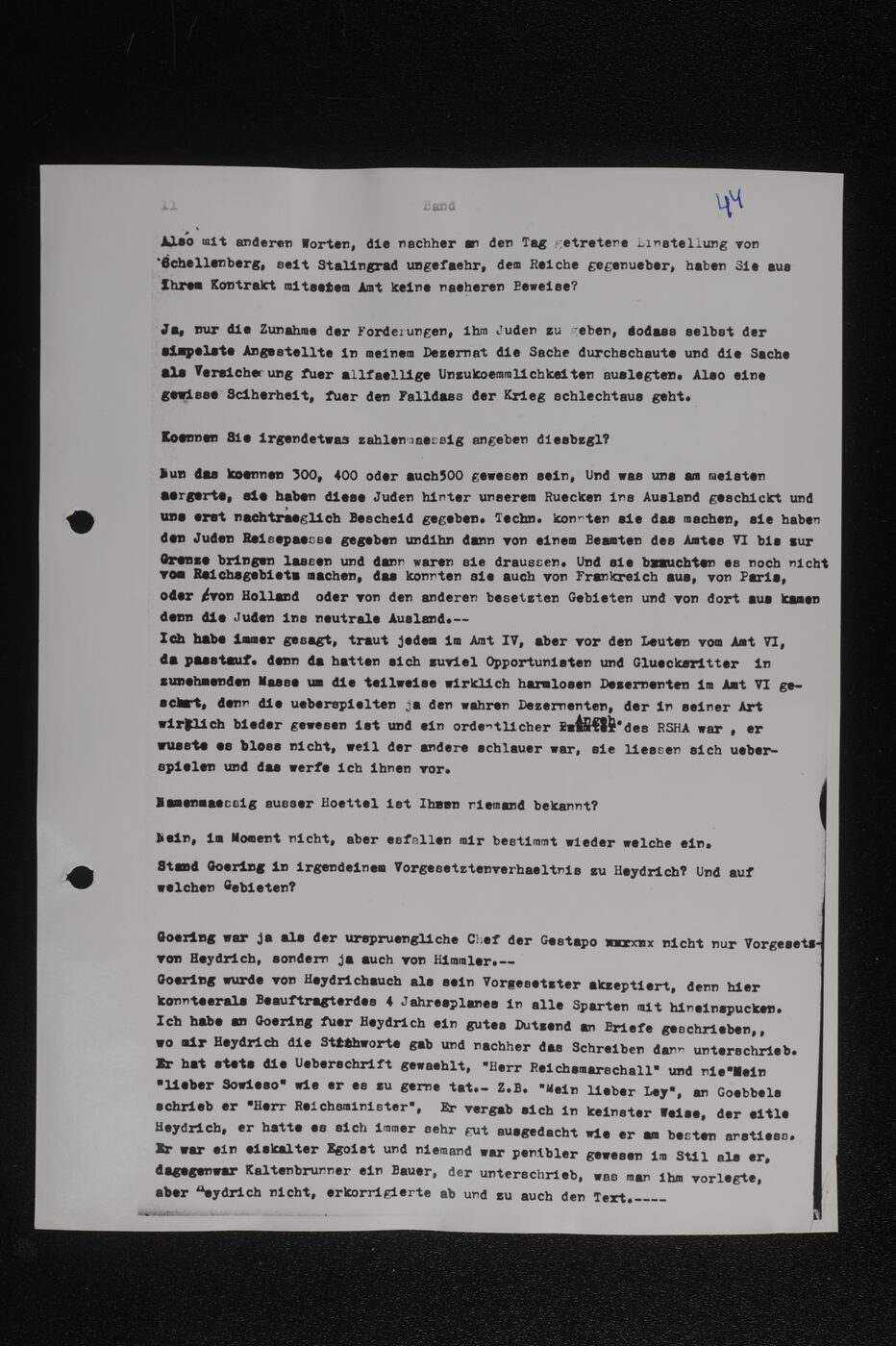 Scan 00045 of the Sassen transcript, O.65 file 85.