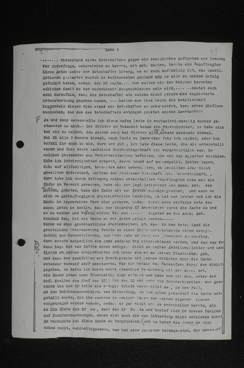 Scan 00049 of the Sassen transcript, O.65 file 85.