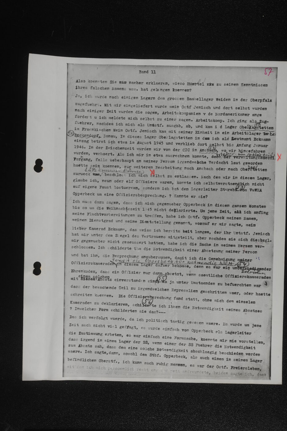 Scan 00058 of the Sassen transcript, O.65 file 85.