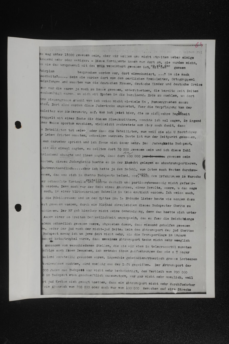 Scan 00065 of the Sassen transcript, O.65 file 85.