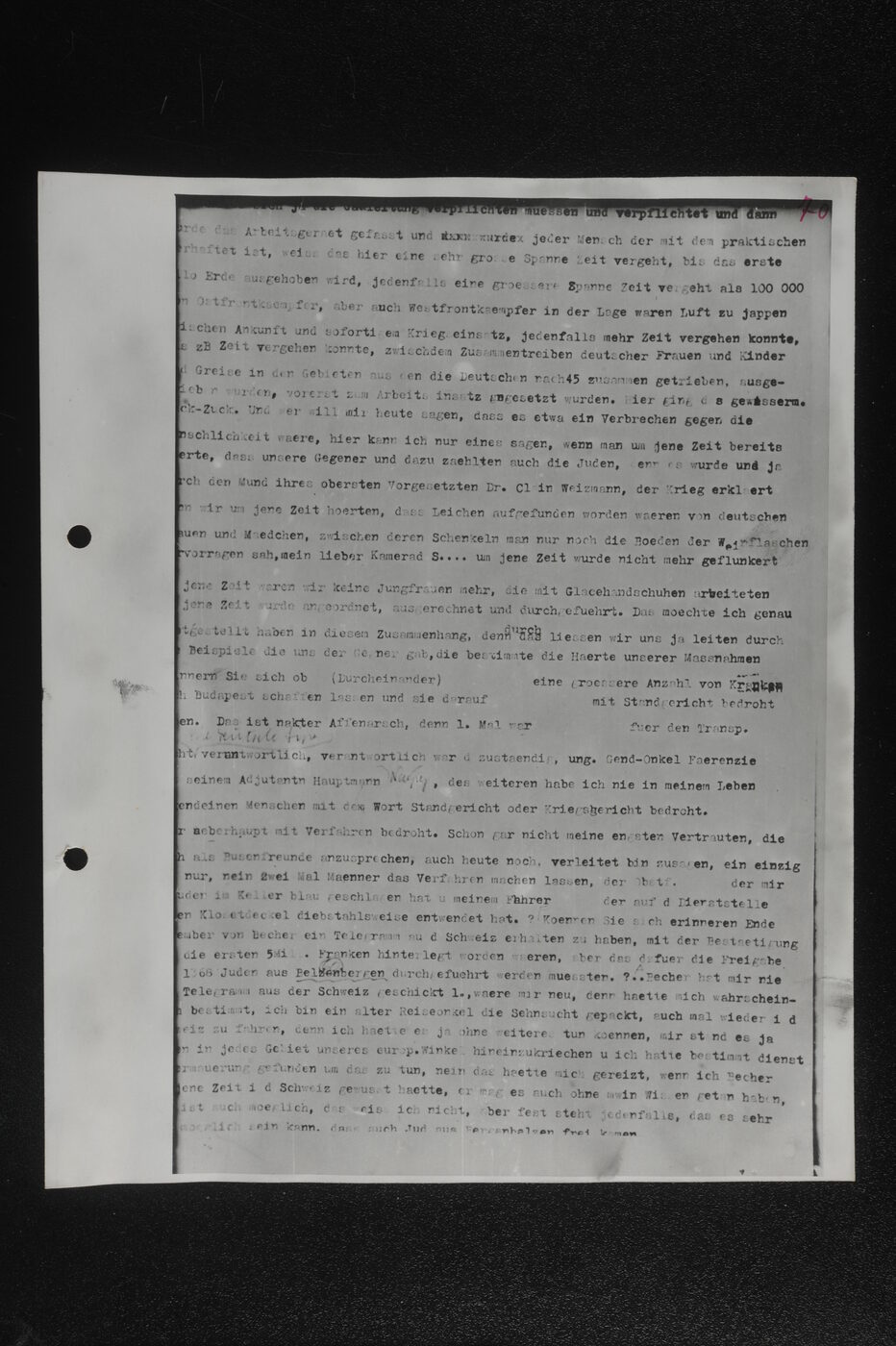 Scan 00071 of the Sassen transcript, O.65 file 85.