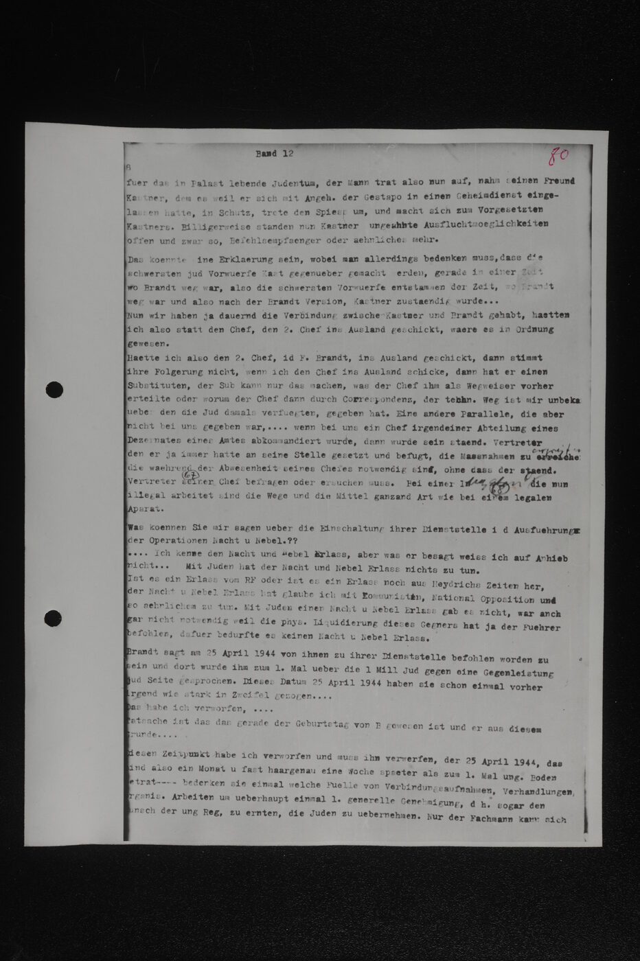 Scan 00081 of the Sassen transcript, O.65 file 85.