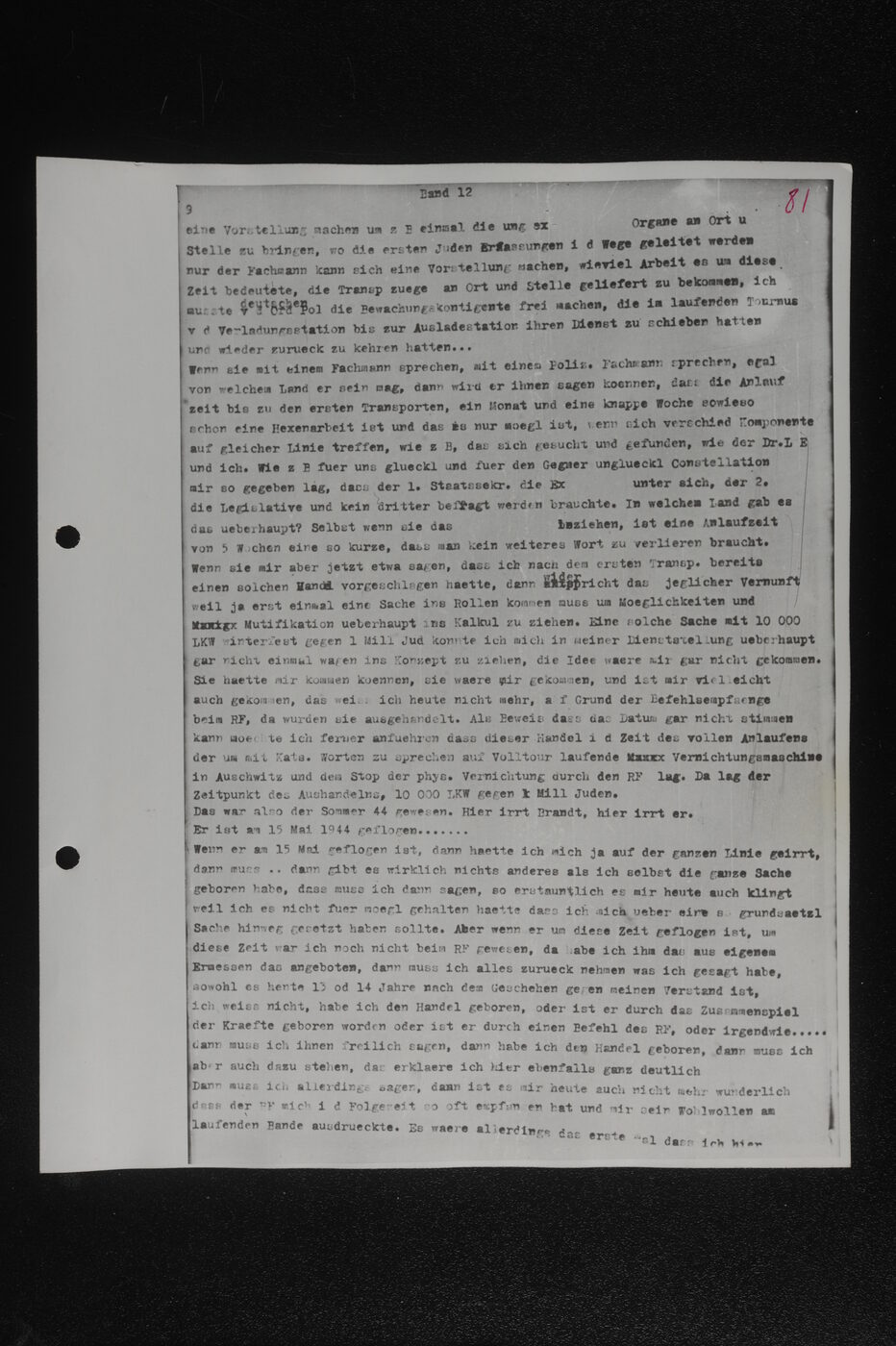 Scan 00082 of the Sassen transcript, O.65 file 85.