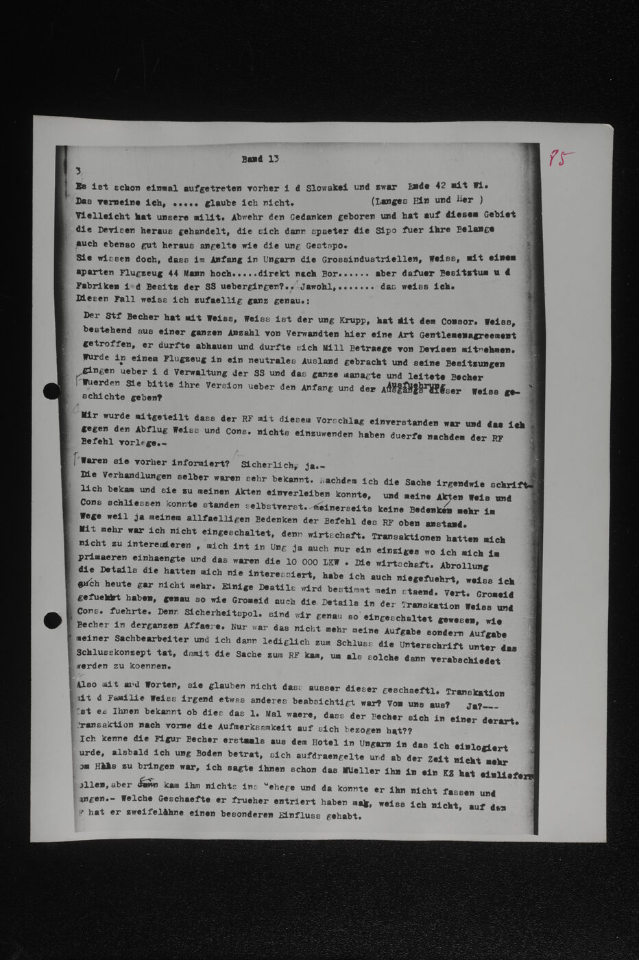 Scan 00086 of the Sassen transcript, O.65 file 85.