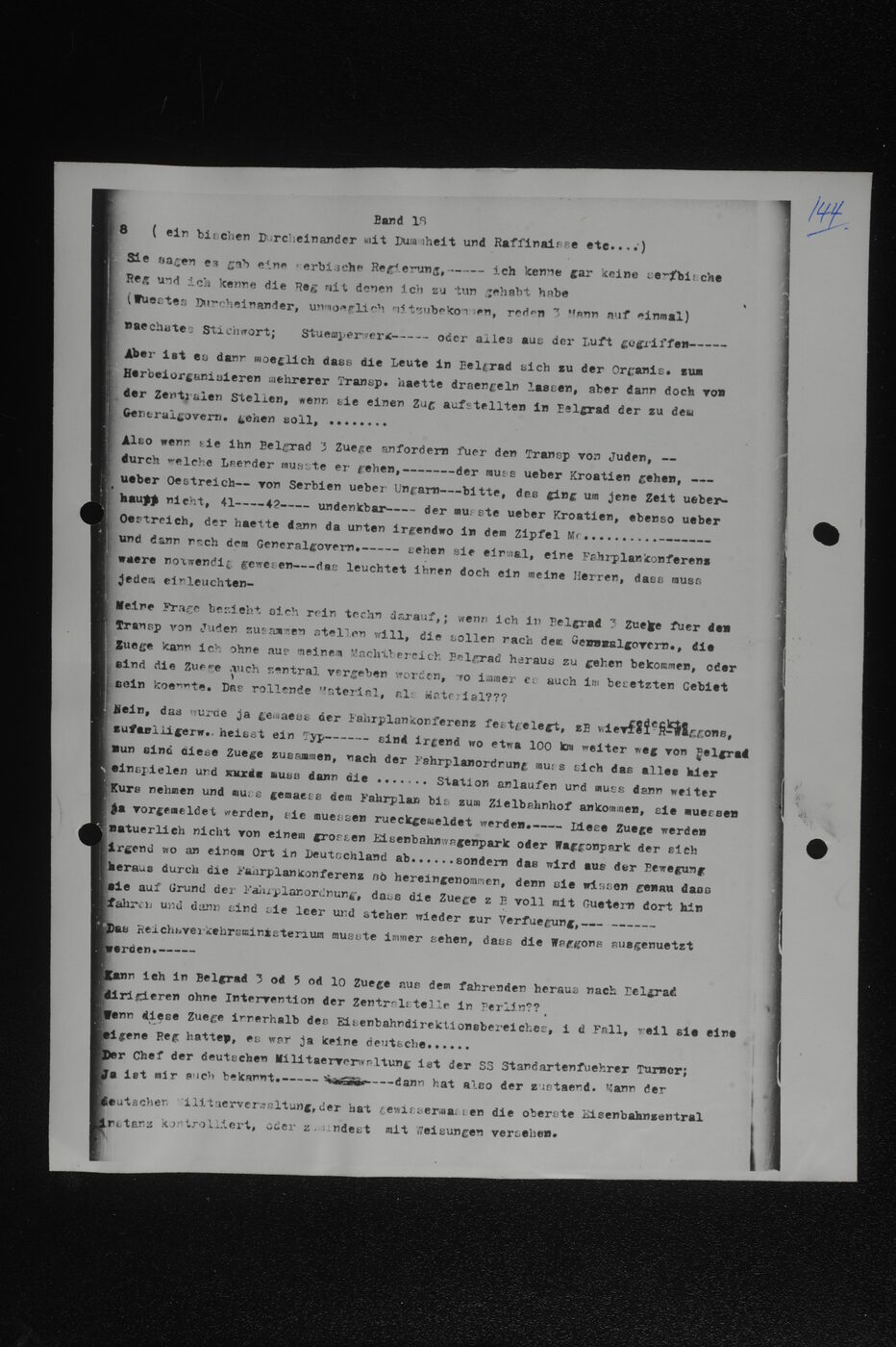 Scan 00144 of the Sassen transcript, O.65 file 85.
