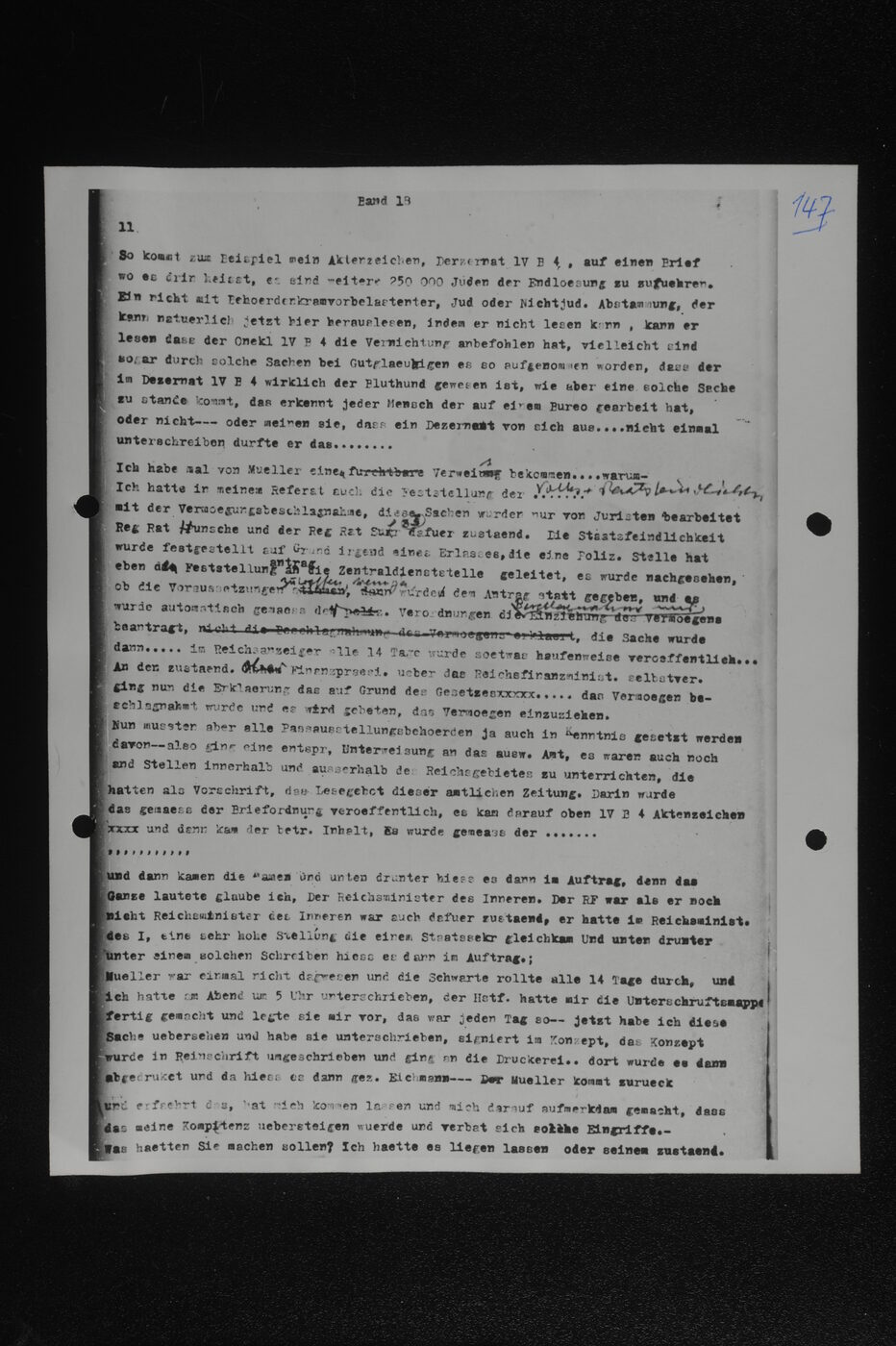 Scan 00147 of the Sassen transcript, O.65 file 85.