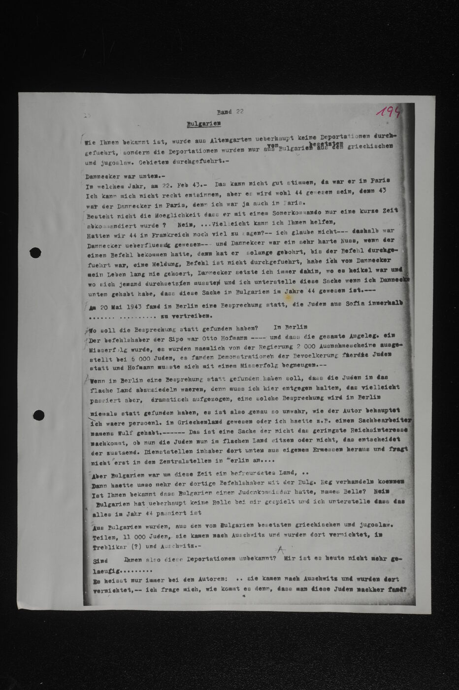 Scan 00047 of the Sassen transcript, O.65 file 86.