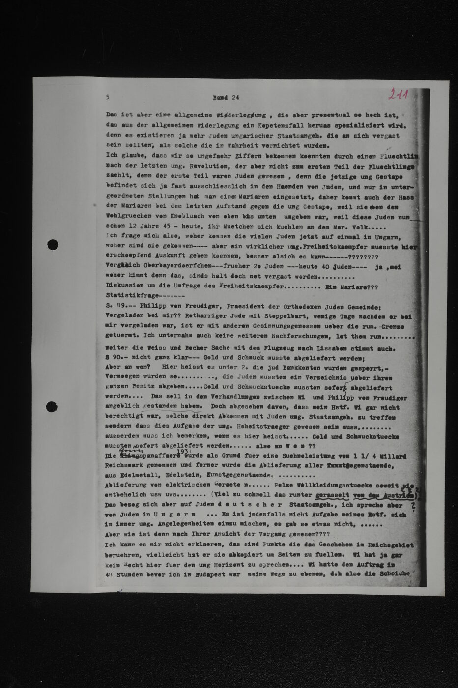 Scan 00064 of the Sassen transcript, O.65 file 86.