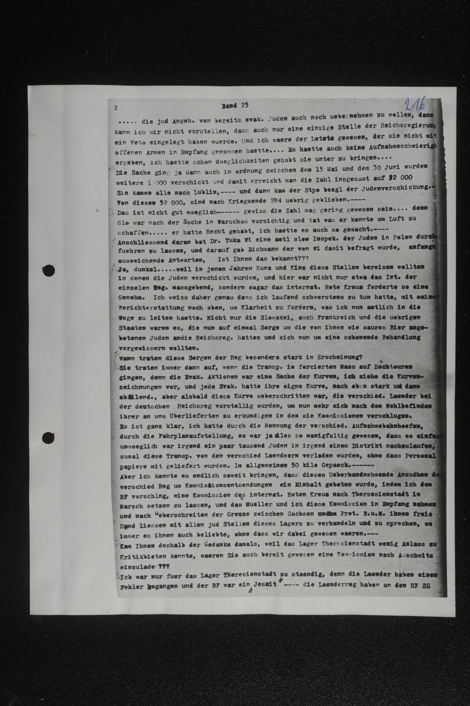 Scan 00069 of the Sassen transcript, O.65 file 86.