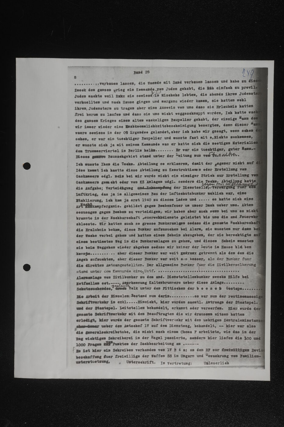 Scan 00101 of the Sassen transcript, O.65 file 86.