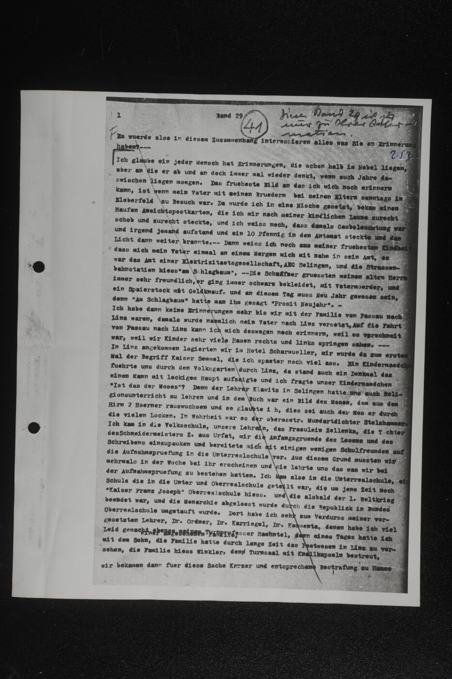 Scan 00105 of the Sassen transcript, O.65 file 86.