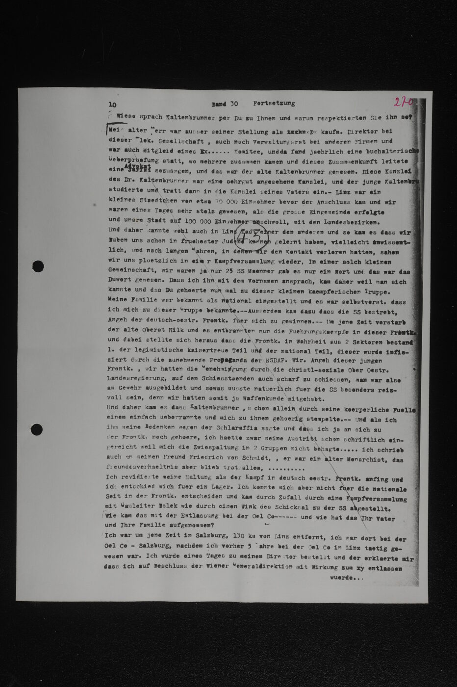 Scan 00122 of the Sassen transcript, O.65 file 86.