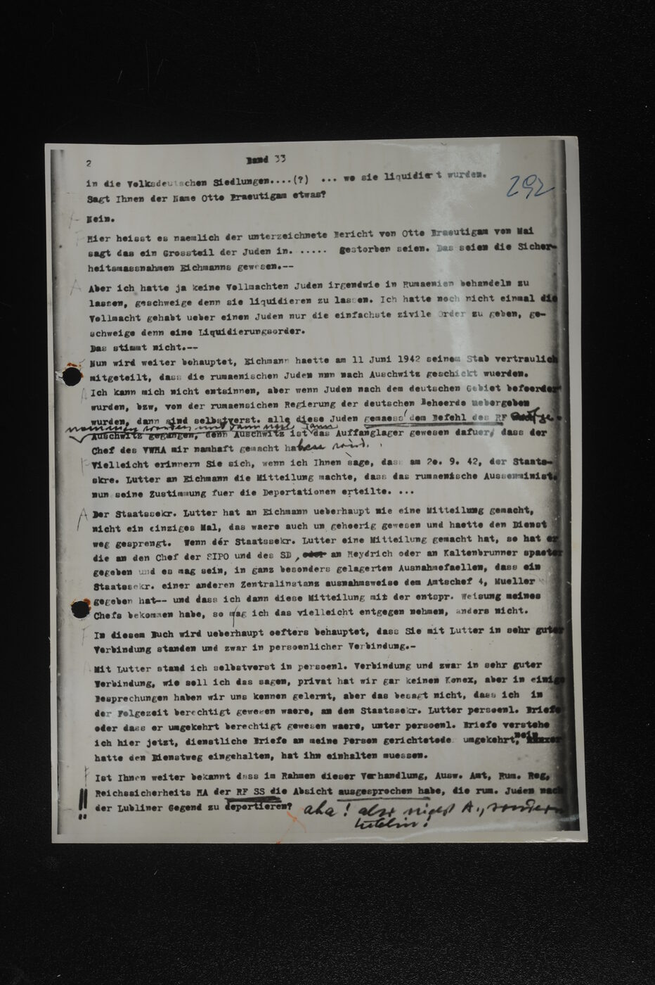 Scan 00144 of the Sassen transcript, O.65 file 86.