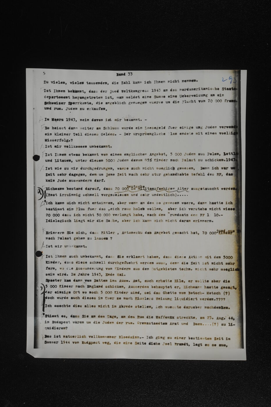 Scan 00147 of the Sassen transcript, O.65 file 86.
