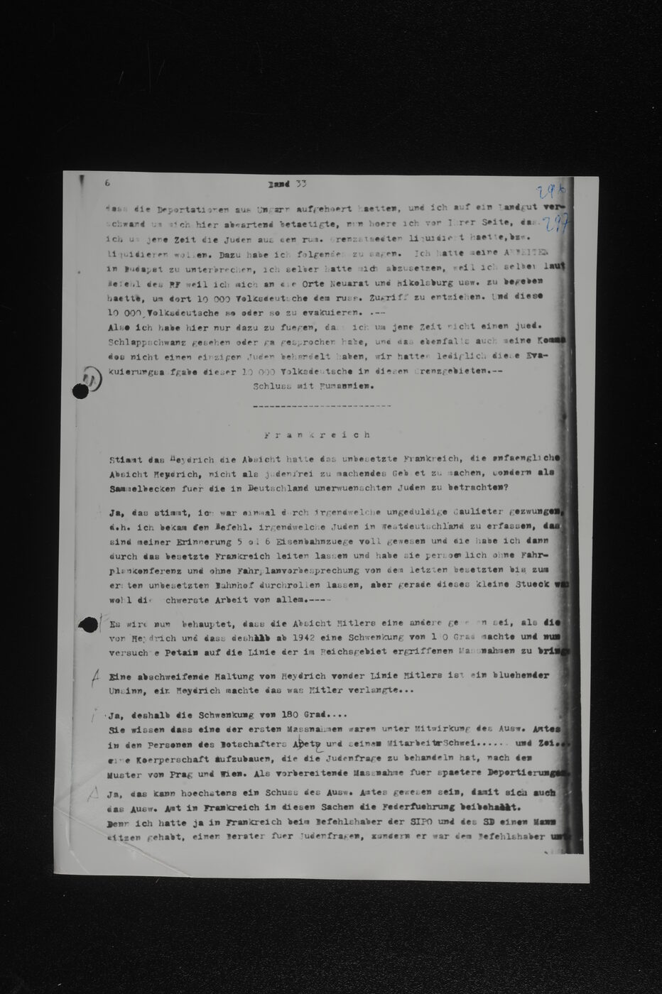 Scan 00148 of the Sassen transcript, O.65 file 86.