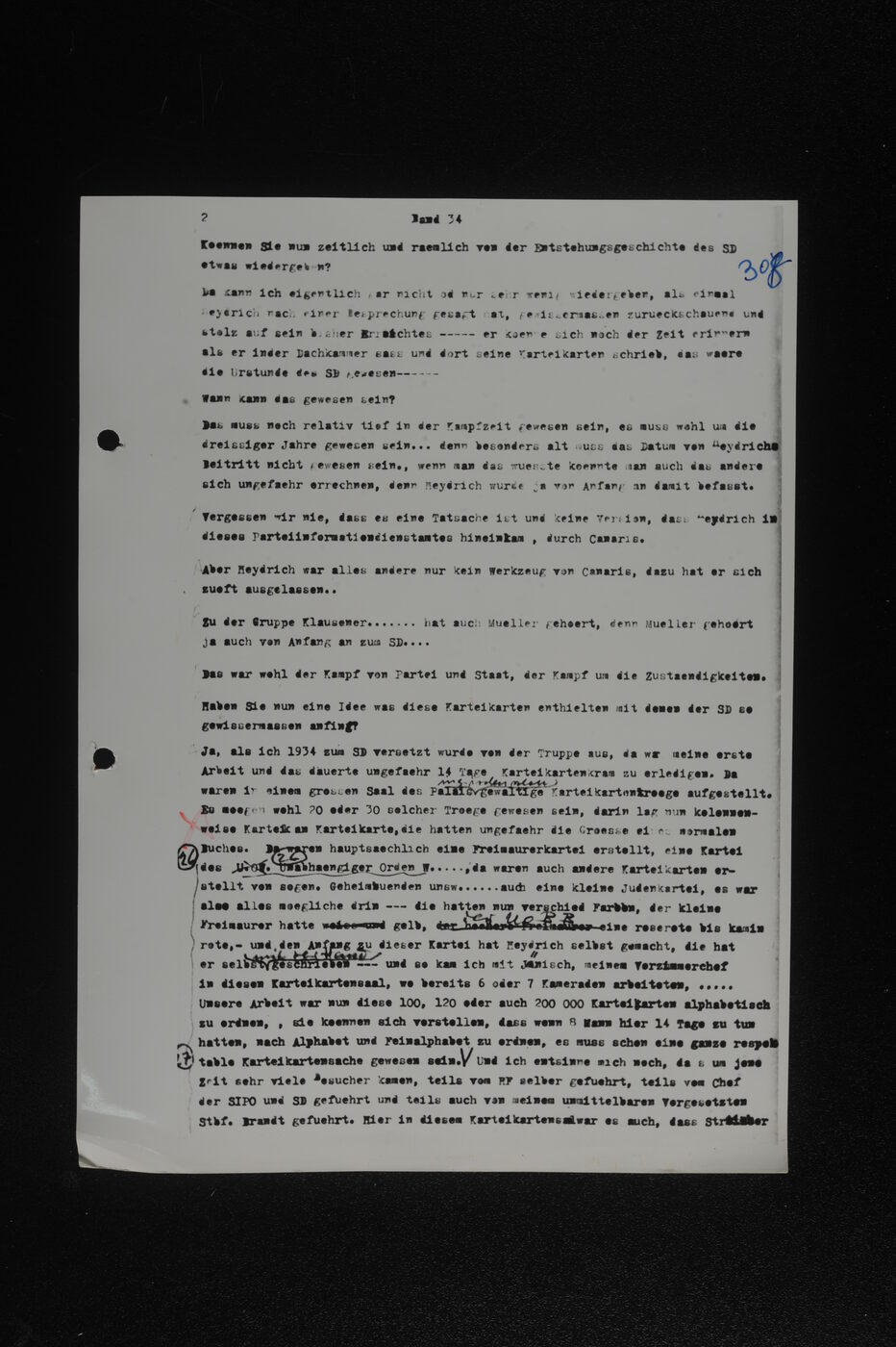 Scan 00159 of the Sassen transcript, O.65 file 86.