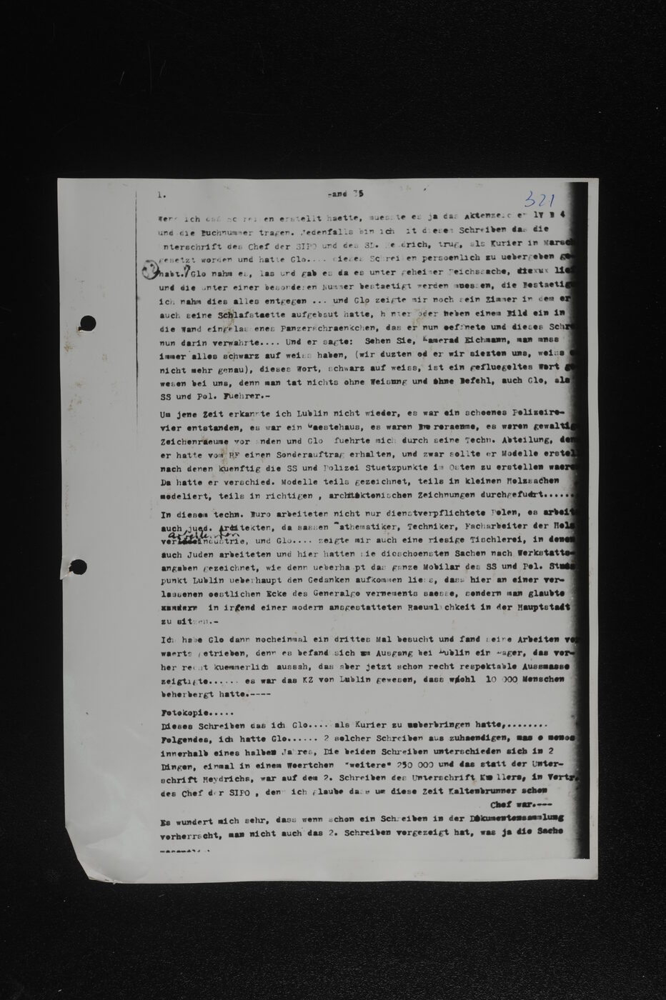 Scan 00172 of the Sassen transcript, O.65 file 86.