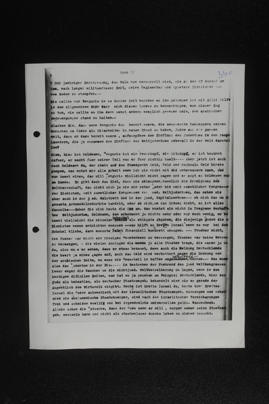 Scan 00190 of the Sassen transcript, O.65 file 86.