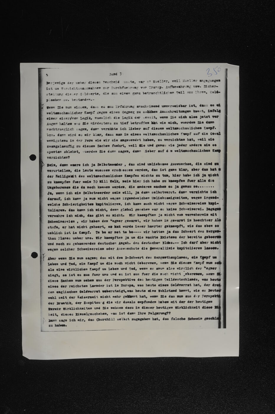 Scan 00200 of the Sassen transcript, O.65 file 86.