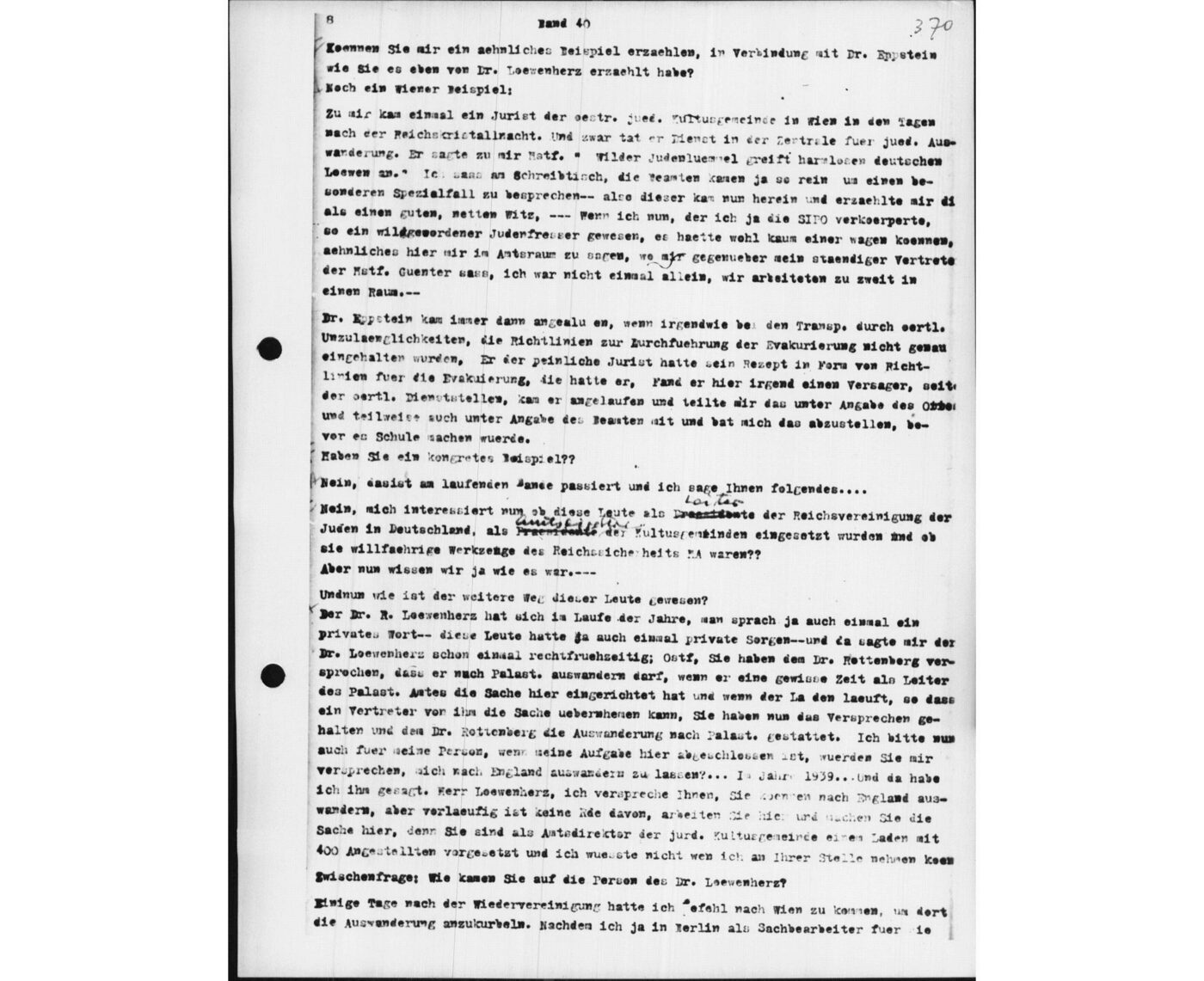 Scan 00009 of the Sassen transcript, O.65 file 87.