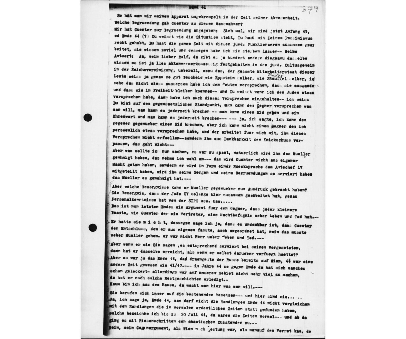 Scan 00013 of the Sassen transcript, O.65 file 87.