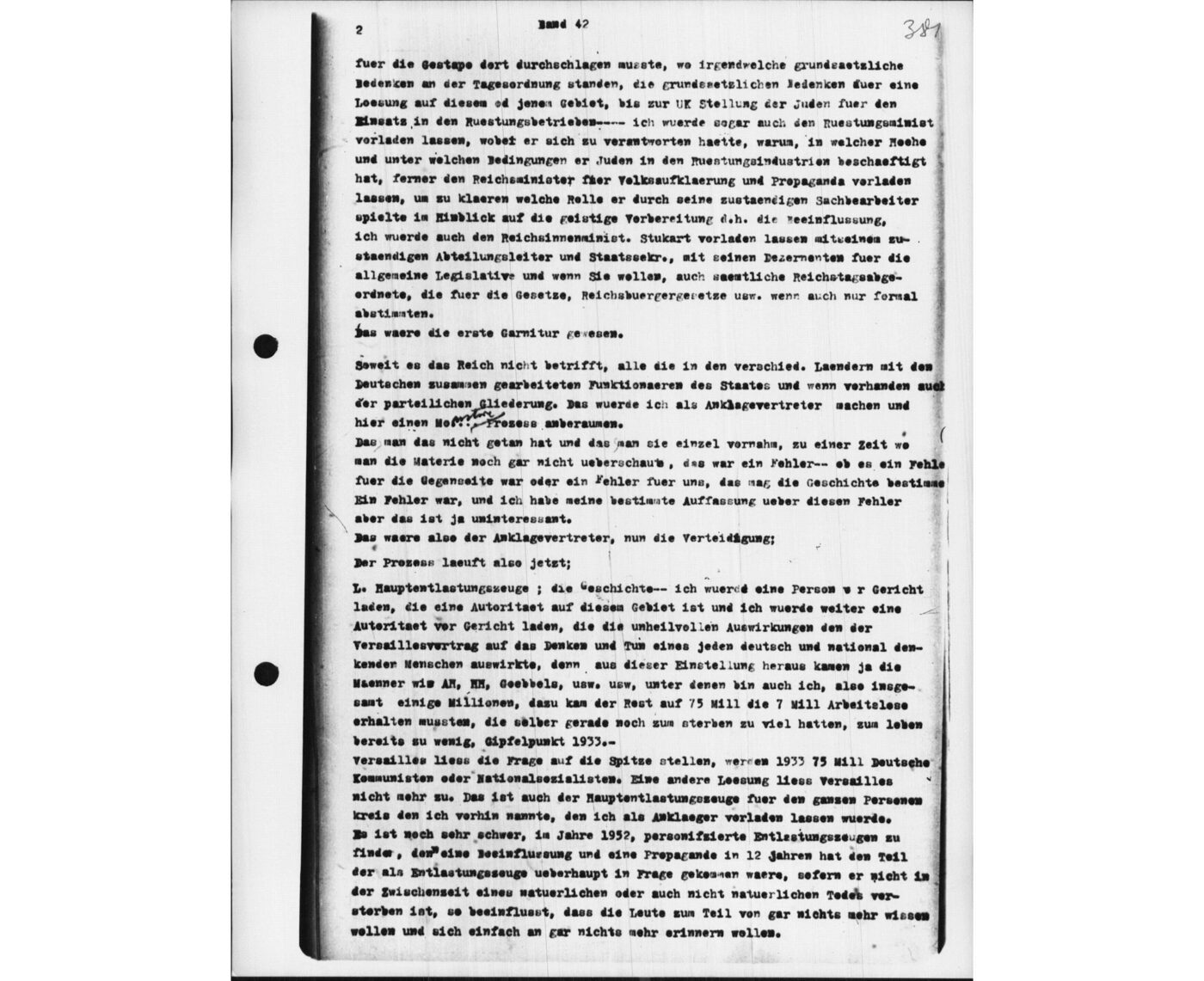 Scan 00021 of the Sassen transcript, O.65 file 87.