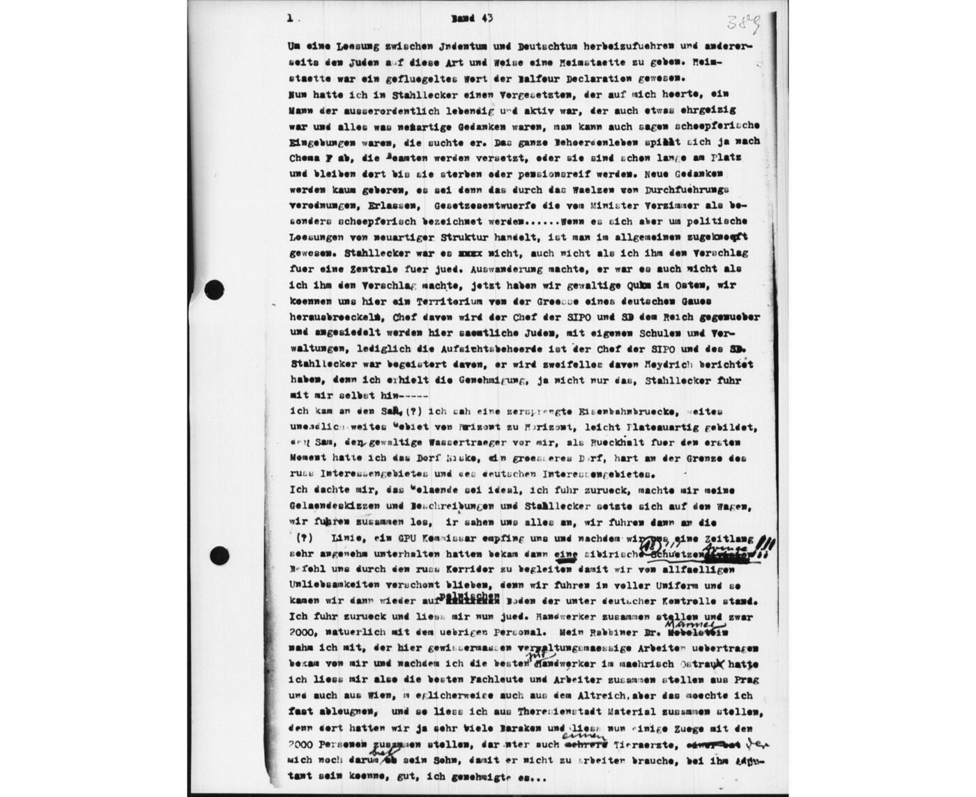 Scan 00029 of the Sassen transcript, O.65 file 87.
