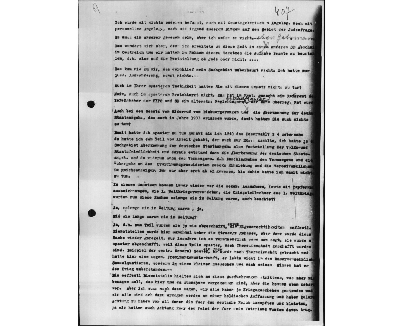 Scan 00047 of the Sassen transcript, O.65 file 87.