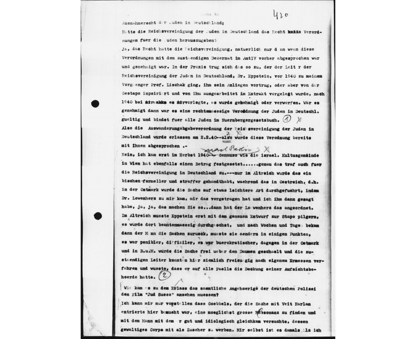Scan 00060 of the Sassen transcript, O.65 file 87.