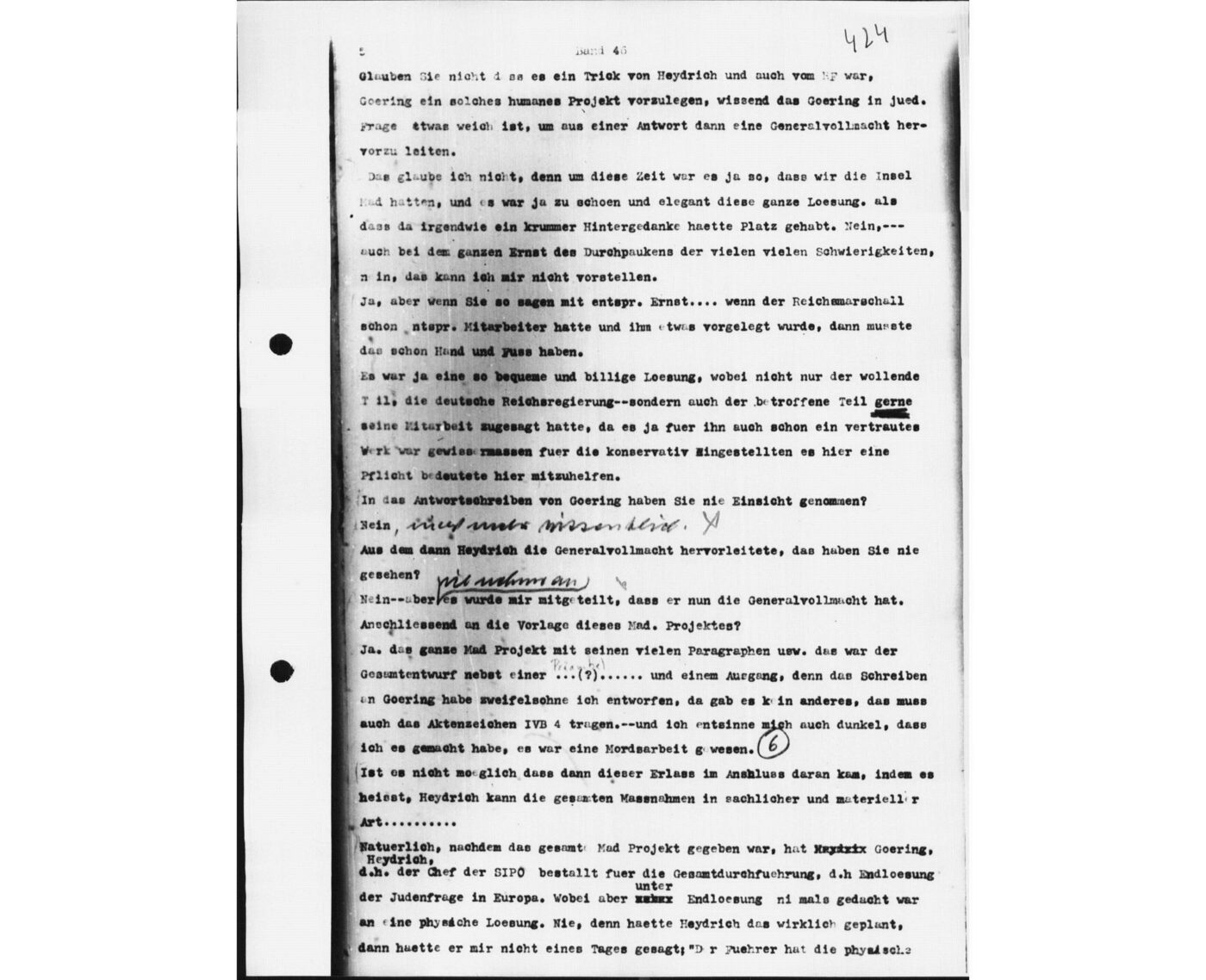 Scan 00064 of the Sassen transcript, O.65 file 87.