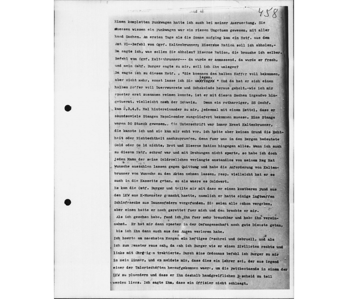 Scan 00099 of the Sassen transcript, O.65 file 87.