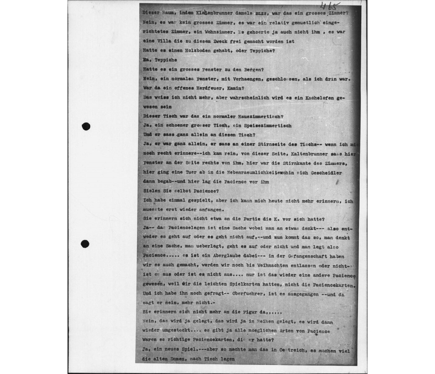 Scan 00106 of the Sassen transcript, O.65 file 87.