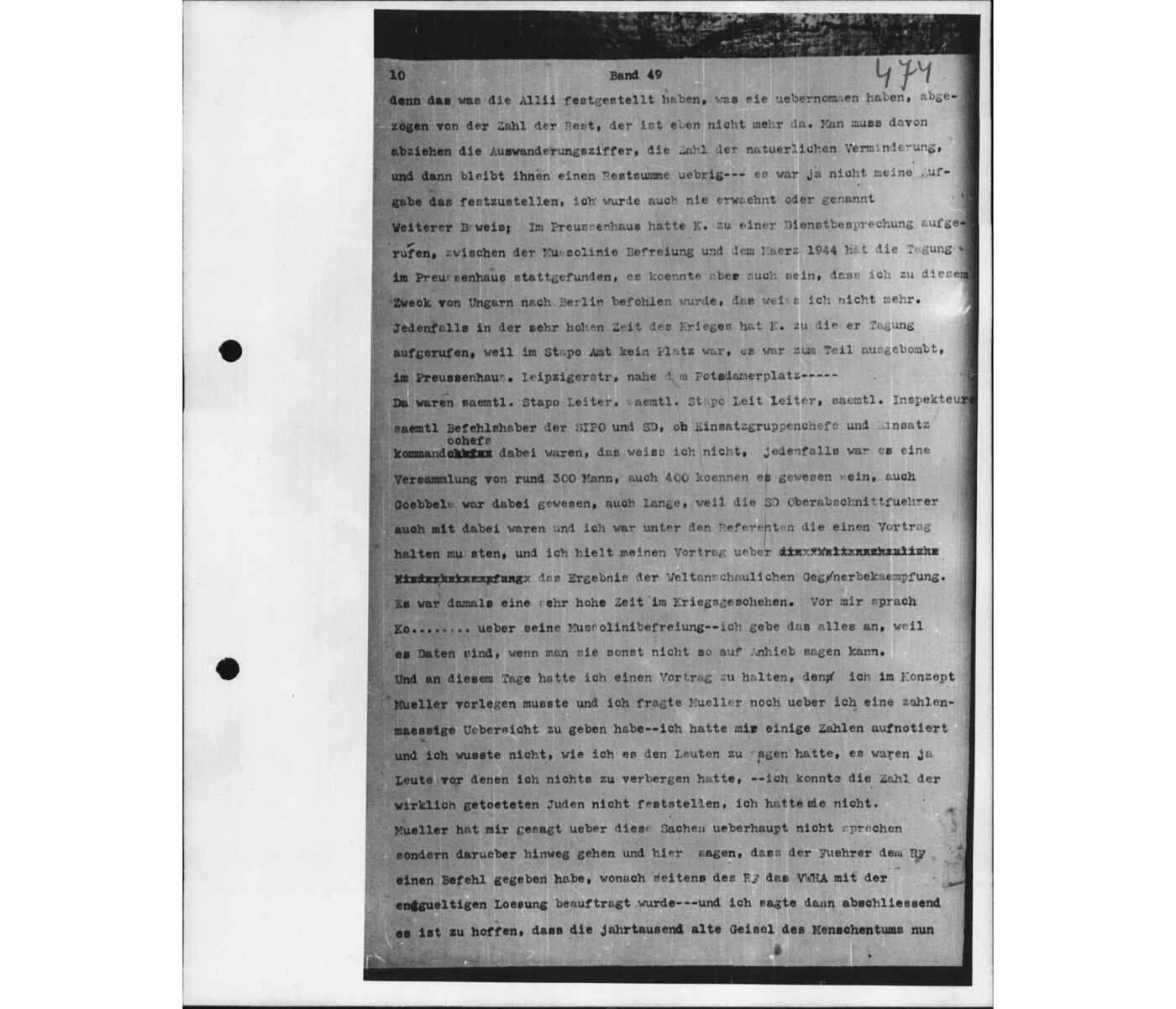 Scan 00115 of the Sassen transcript, O.65 file 87.