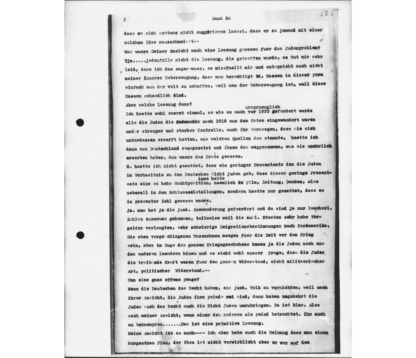 Scan 00039 of the Sassen transcript, O.65 file 88.