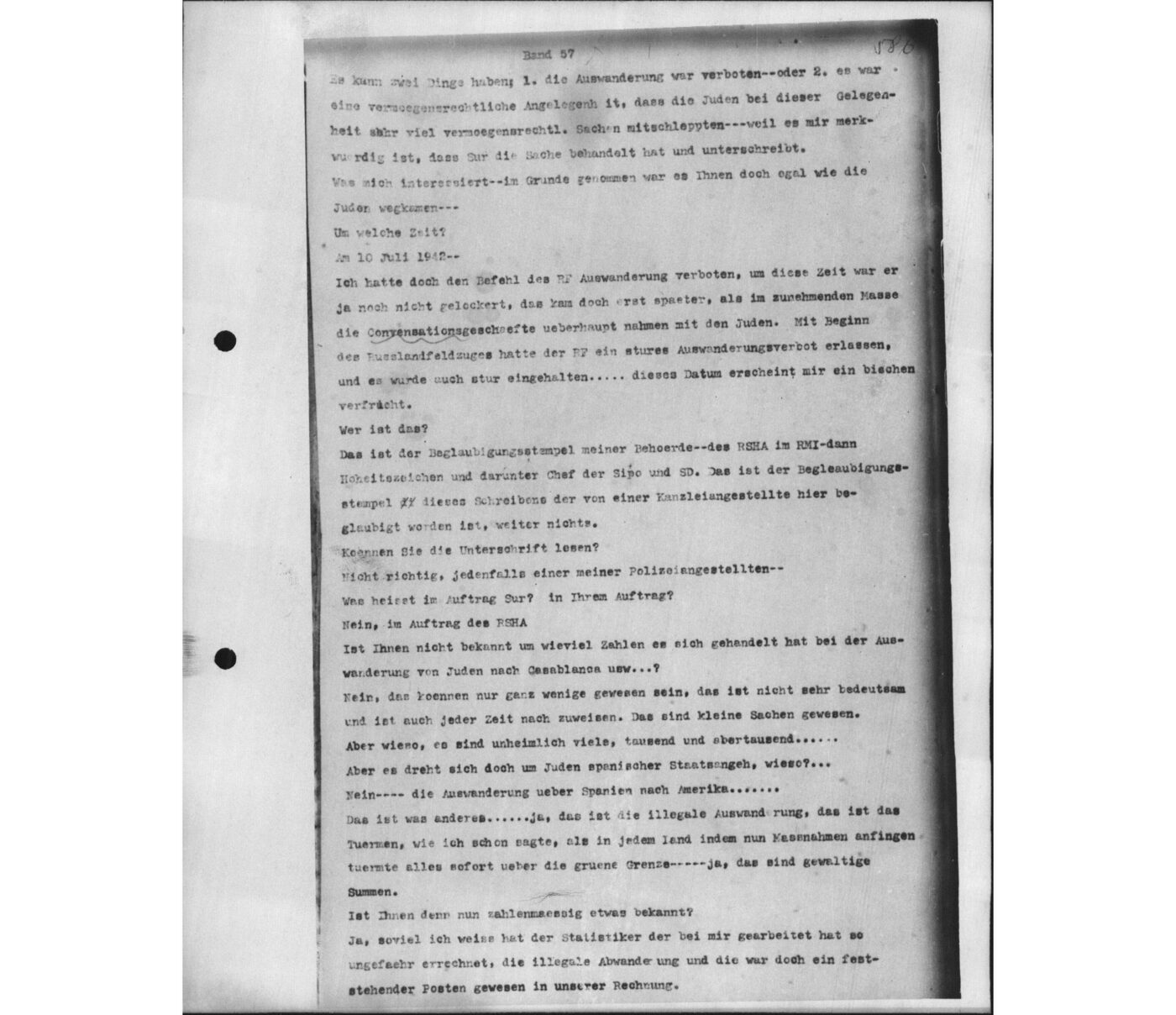Scan 00060 of the Sassen transcript, O.65 file 88.