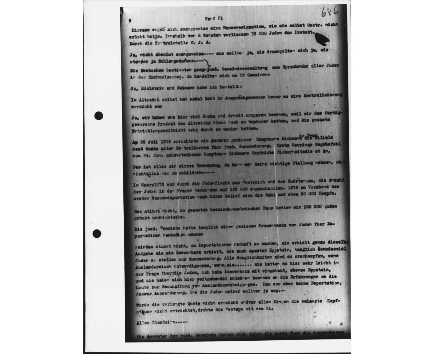 Scan 00119 of the Sassen transcript, O.65 file 88.