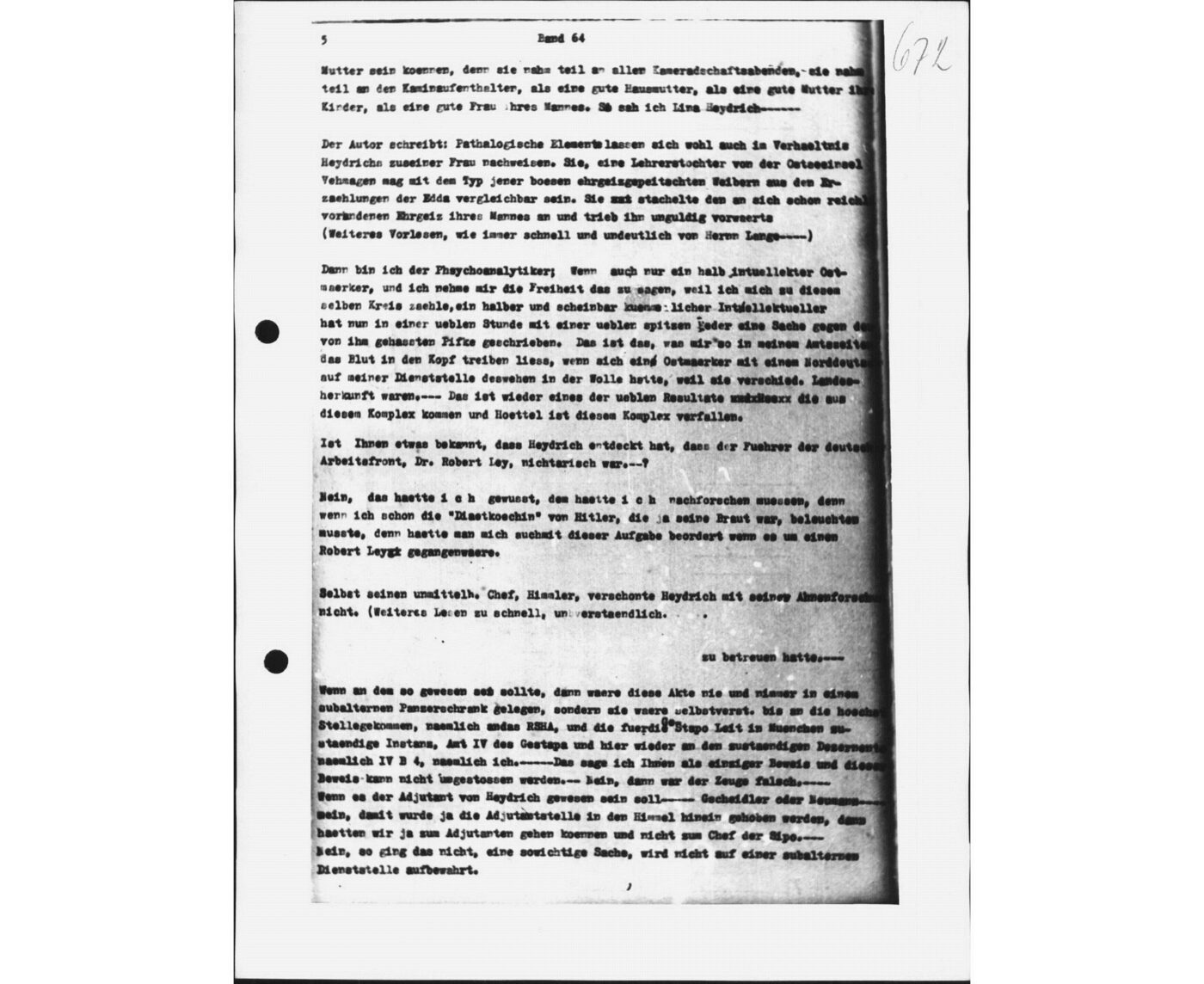 Scan 00145 of the Sassen transcript, O.65 file 88.